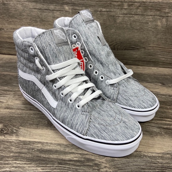 vans old skool rib knit grey